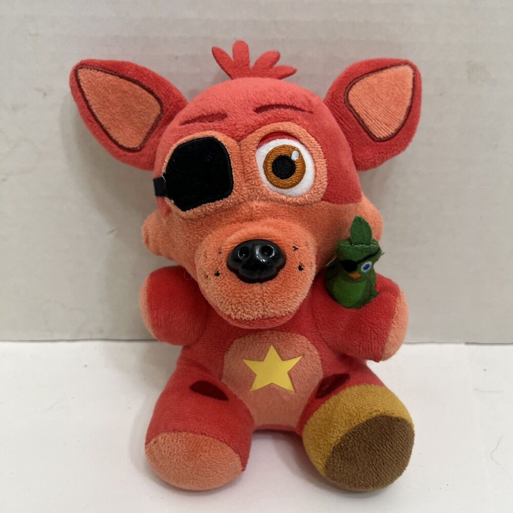 FNAF Five Nights At Freddy's Red Rockstar Foxy Plush 7” Funko 2020